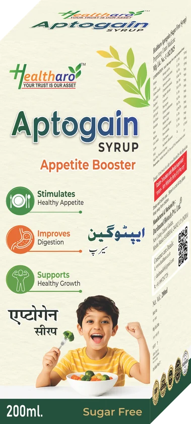Aptogain syrup pack