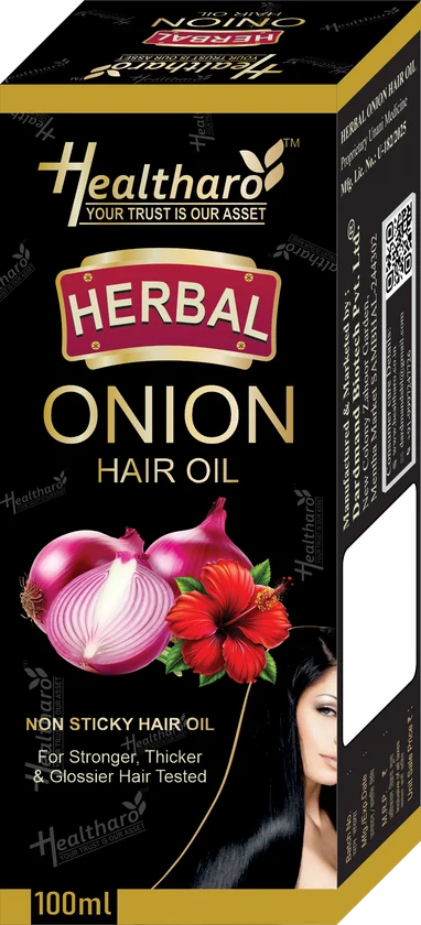 Herbal Onion Hair Oil hair oil pack
